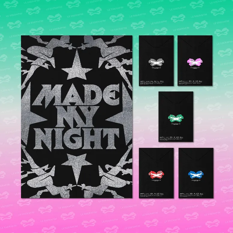 [세트] LE SSERAFIM - 2nd Single Album 'Made My Night' (COMPACT ver.) 5