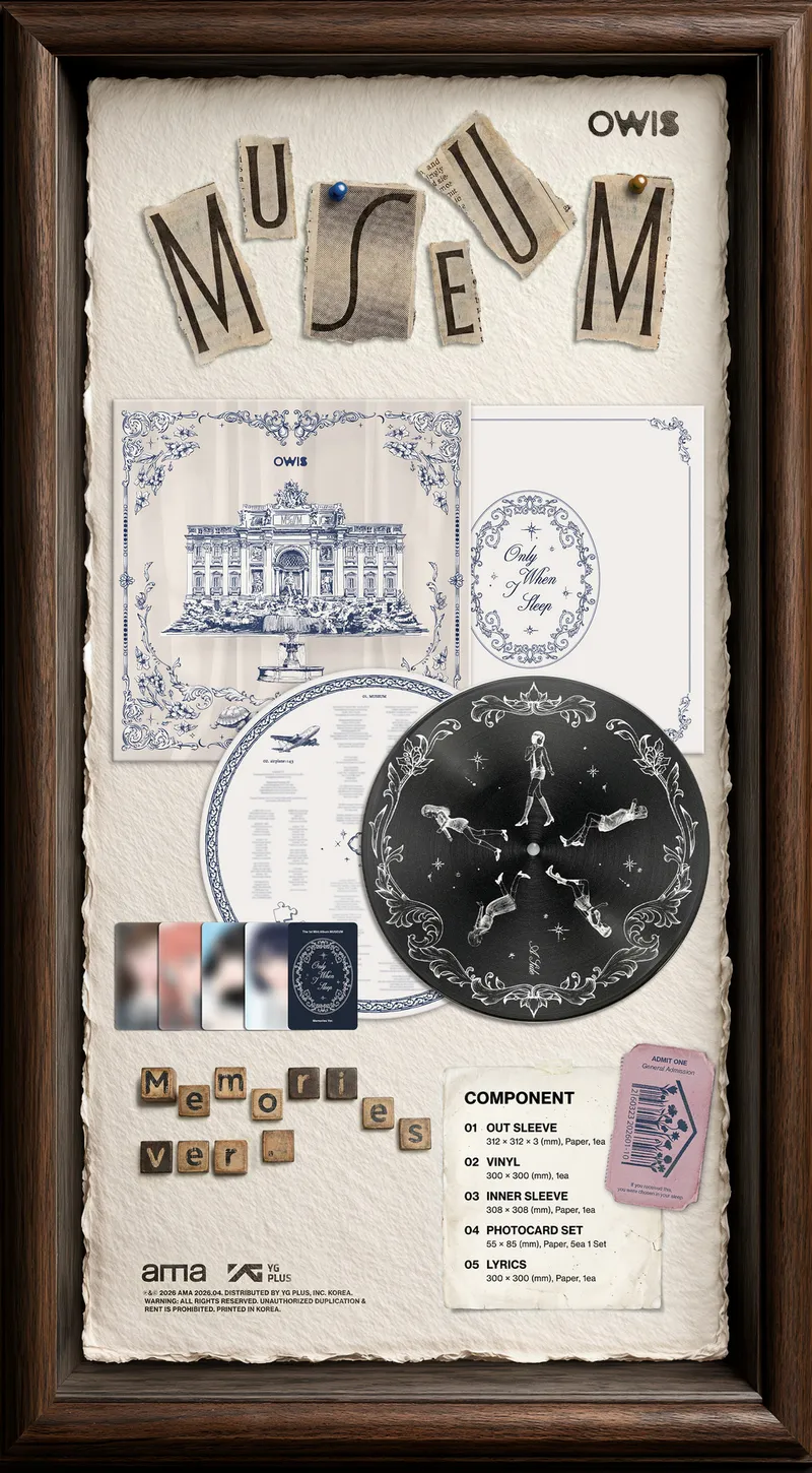 OWIS - The 1st Mini Album [MUSEUM] (Memories Ver.) 2