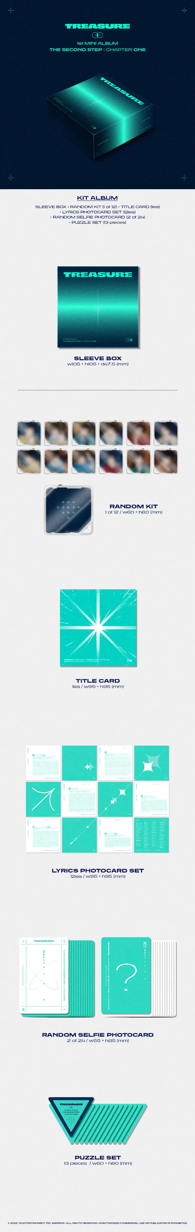 [키트] TREASURE (트레저) - 미니 1집 [THE SECOND STEP : CHAPTER ONE] 2
