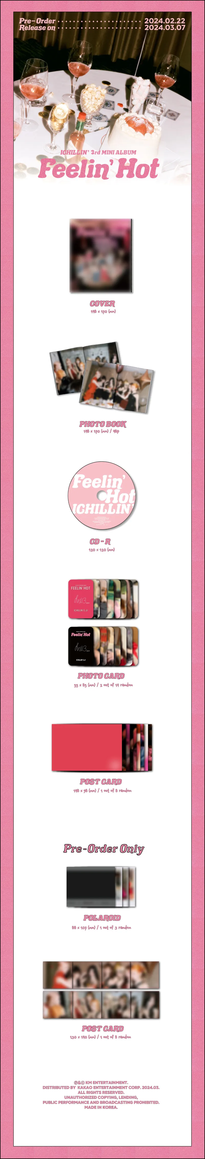 ICHILLIN' (아이칠린) - 미니 3집 [Feelin' Hot] 2