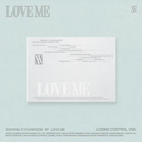 셔누X형원 (몬스타엑스) - SHOWNU X HYUNGWON EP [LOVE ME] (LOSING CONTROL VER.)