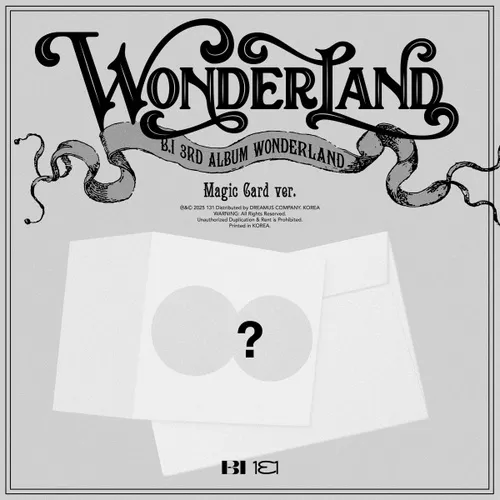 B.I(비아이) - 정규 3집 [WONDERLAND] (Magic card Ver.)