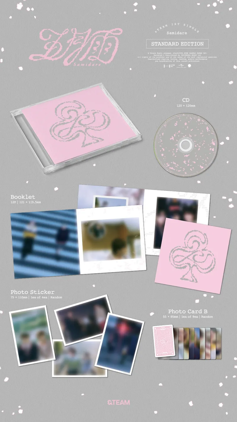 &TEAM (앤팀) - 1st SINGLE [Samidare] STANDARD EDITION 상세 이미지 2