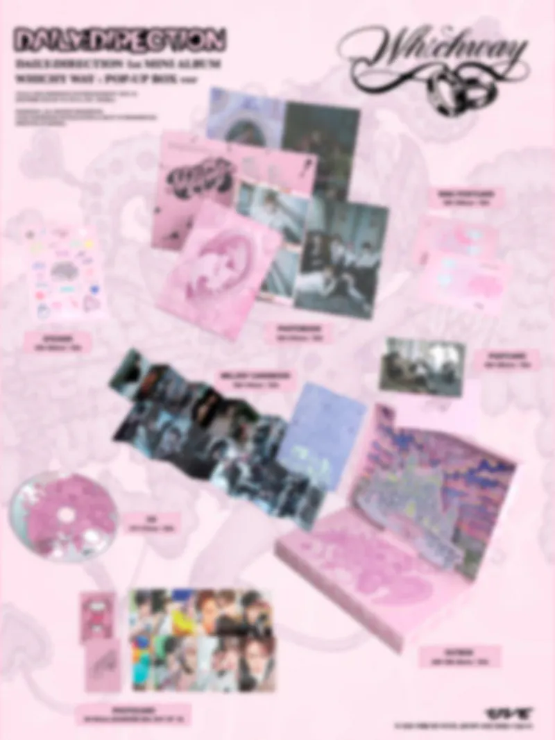 [특전증정/랜덤] DAILY:DIRECTION (데일리디렉션) - 1st MINI ALBUM [WHICH WAY] (Pop-up ver / Photobook ver) 2