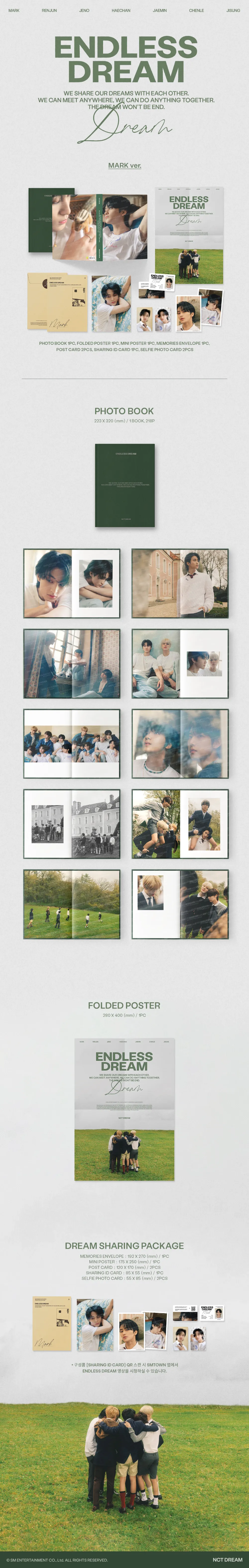 NCT DREAM PHOTO BOOK [ENDLESS DREAM]_MARK ver. 상세 이미지 2