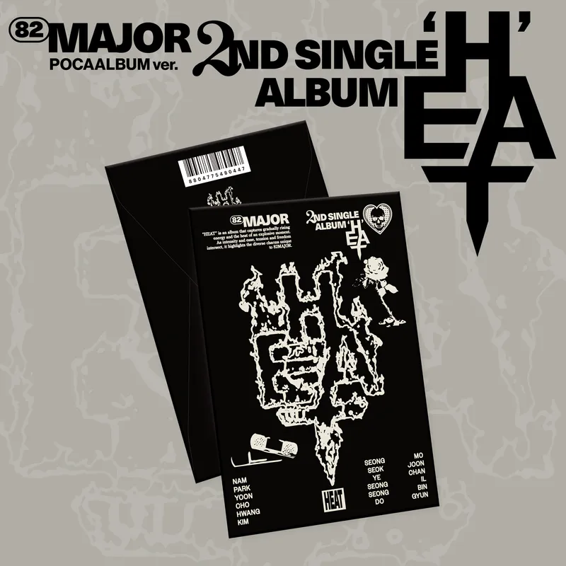 82MAJOR(82메이저) - 2ND SINGLE ALBUM [HEAT] (POCA ver.)