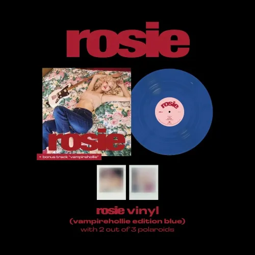 로제 (ROSÉ) - first studio album [rosie] vinyl (vampirehollie edition blue) (LP.VER)
