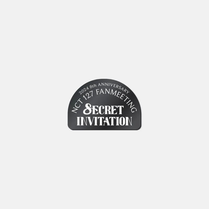 2024 NCT 127 8th ANNIVERSARY FANMEETING [8ECRET INVITATION] MD - BADGE 2