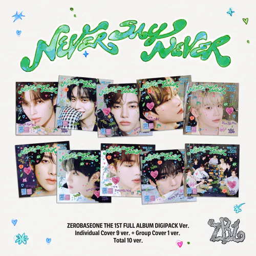 [랜덤] ZEROBASEONE - THE 1ST FULL ALBUM [NEVER SAY NEVER] DIGIPACK Ver.