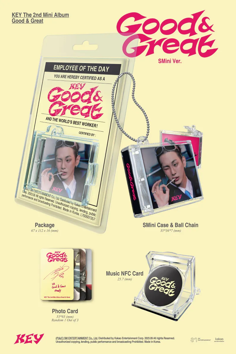 키 (KEY) - 미니2집 [Good & Great] (SMini Ver.)(스마트앨범) 2