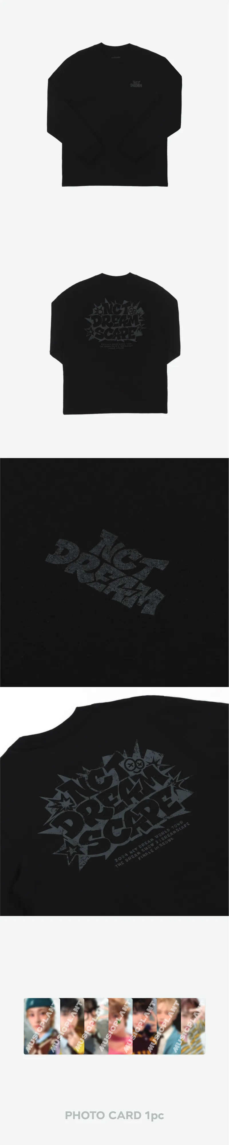 2024 NCT DREAM ’THE DREAM SHOW 3 :  DREAMSCAPE‘ FINALE in SEOUL MD - LONG SLEEVE SET (BLACK) 2