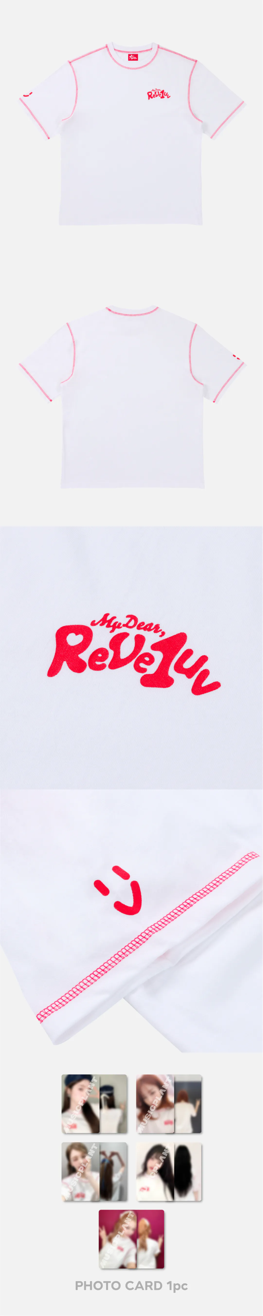 Red Velvet FANCON [HAPPINESS : My Dear, ReVe1uv] MD - T-SHIRT SET 상세 이미지 2