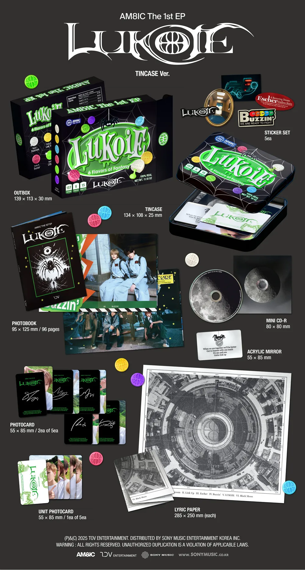 AM8IC - [LUKOIE] (TINCASE ver.) 상세 이미지 2