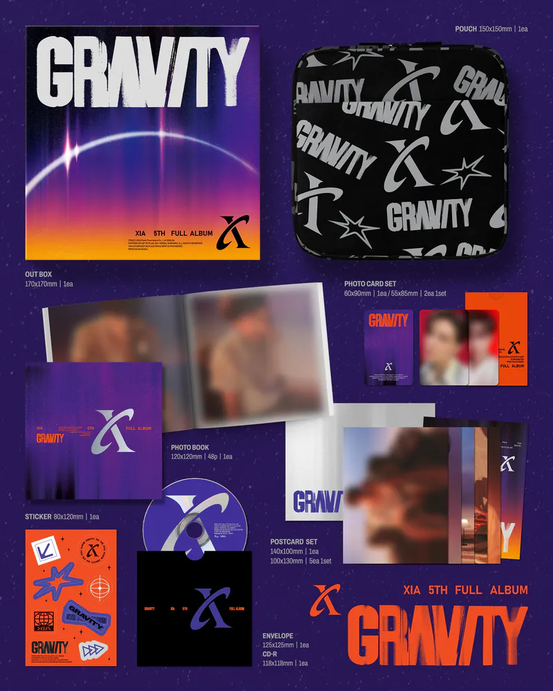 김준수(XIA) - 5th FULL ALBUM [GRAVITY] Solar Ver. (Limited Edition) 3