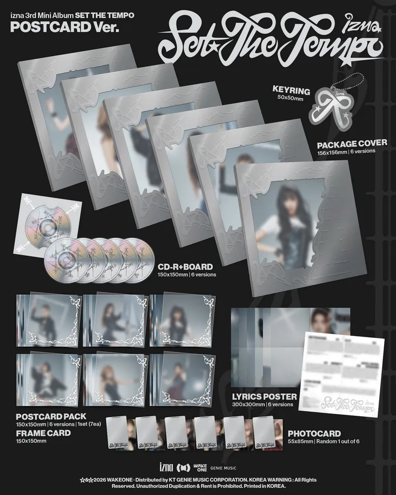 [세트] izna (이즈나) - [SET THE TEMPO] (POSTCARD Ver.) 2