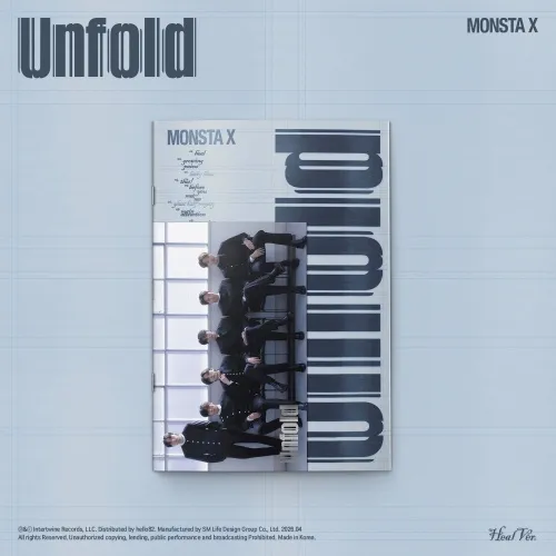 MONSTA X (몬스타엑스) - 정규앨범 [Unfold] 일반반 (Heal Ver.)