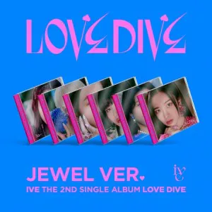[세트] IVE (아이브) - 싱글 2집 [LOVE DIVE] (Jewel Ver.) (한정반)