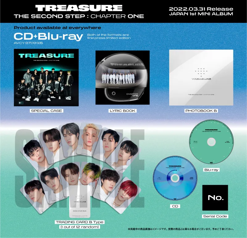 TREASURE (트레저) - 일본 미니 1집 [THE SECOND STEP : CHAPTER ONE] (Blu-ray Ver.)(JP 수입반) 2