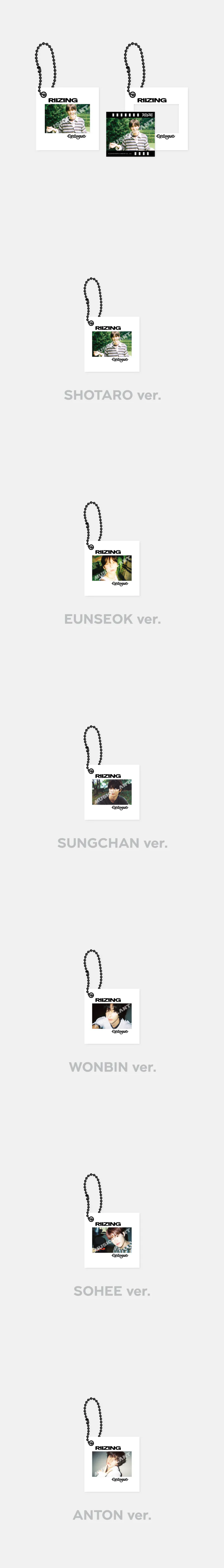 RIIZE : ON THE SING STREET 2nd MD - PHOTO SLIDE KEYCHAIN 2