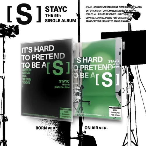 [랜덤] STAYC (스테이씨) - 싱글 5집 [S] (ON AIR Ver. / BORN Ver.)