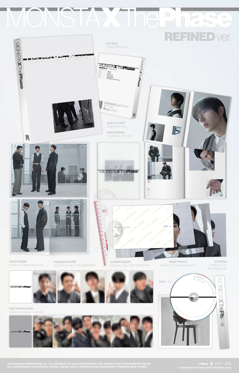몬스타엑스 - MONSTA X EP [The Phase] (REFINED ver.) 2