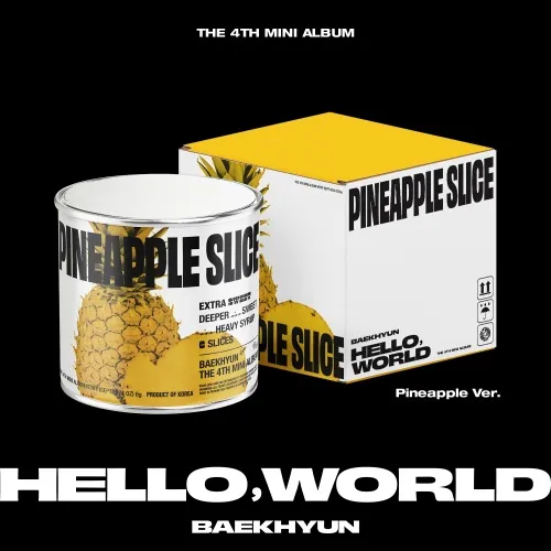 백현 (BAEKHYUN) - 미니 4집 [Hello, World] (Pineapple Ver.) (한정반)