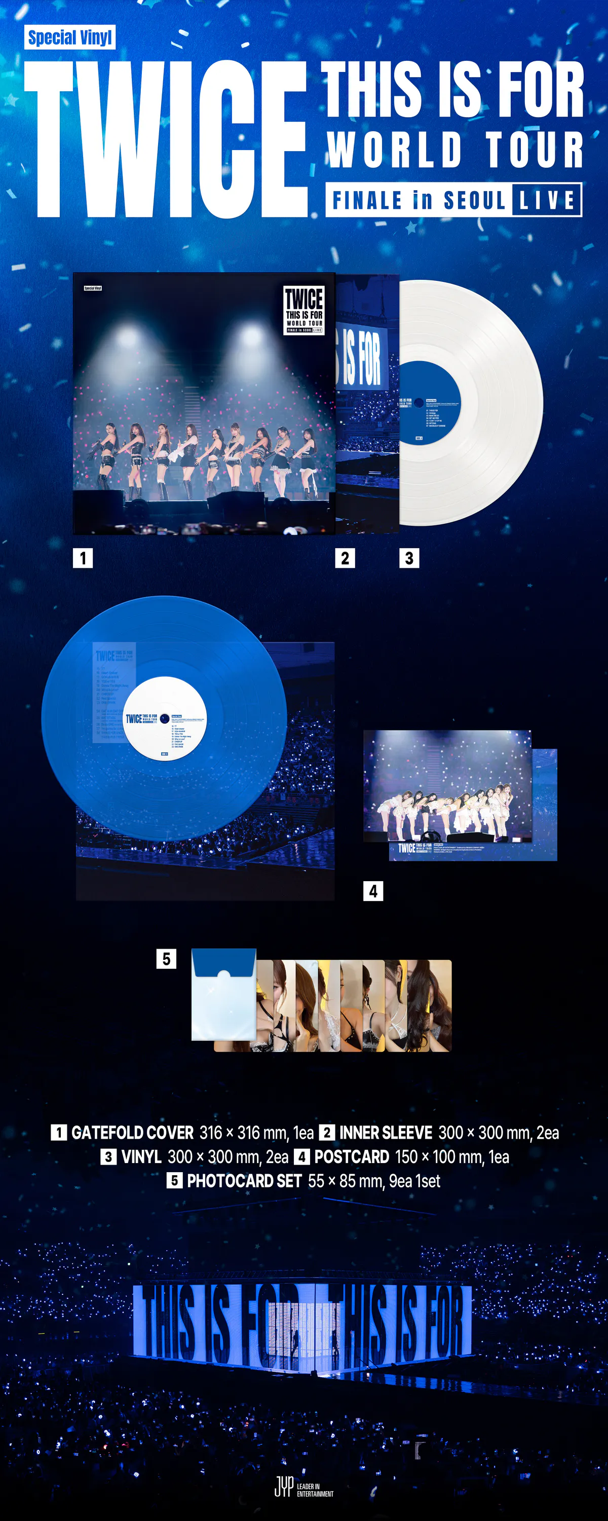 TWICE - [THIS IS FOR] WORLD TOUR FINALE in SEOUL - LIVE (Special LP Ver.) 상세 이미지 2