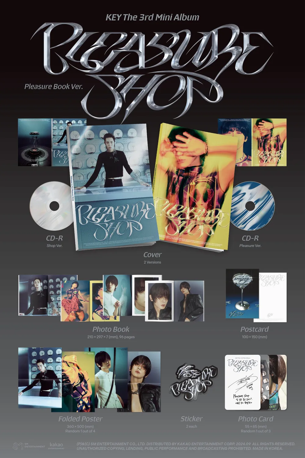 [랜덤] 키 (KEY) - 미니 3집 [Pleasure Shop] (Pleasure Book Ver.) 상세 이미지 2