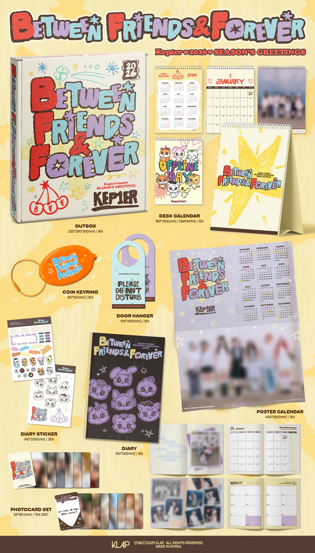 Kep1er (케플러) - 2026 Season’s greetings [BETWEEN FRIENDS&FOREVER] 상세 이미지 2