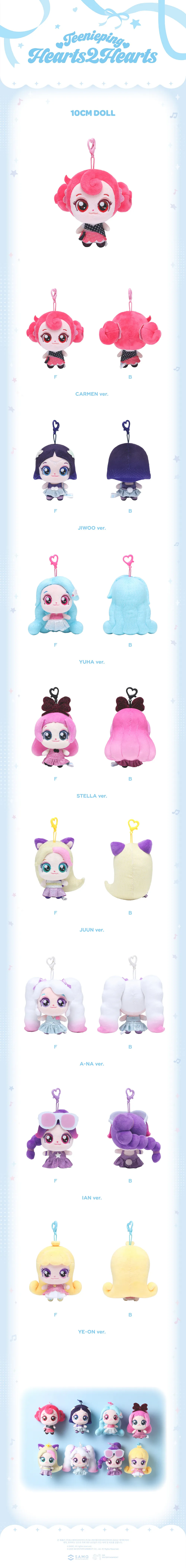 [멤버선택] 캐치티니핑 X 하츠투하츠 콜라보 MD - 10CM DOLL 상세 이미지 2