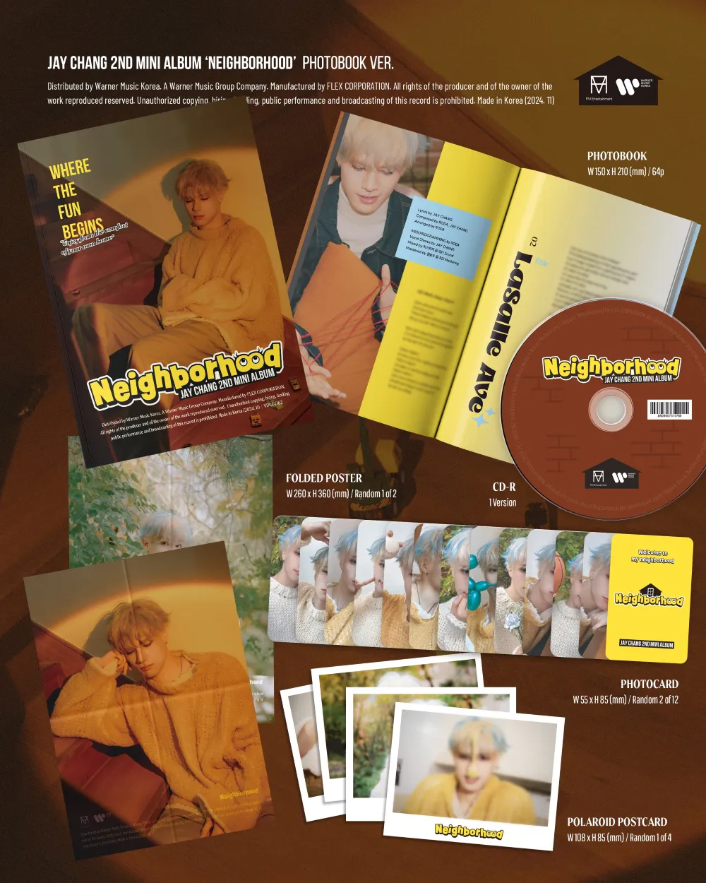 제이창 (Jay Chang) - 미니 2집 [Neighborhood] (Photobook Ver.) 상세 이미지 2