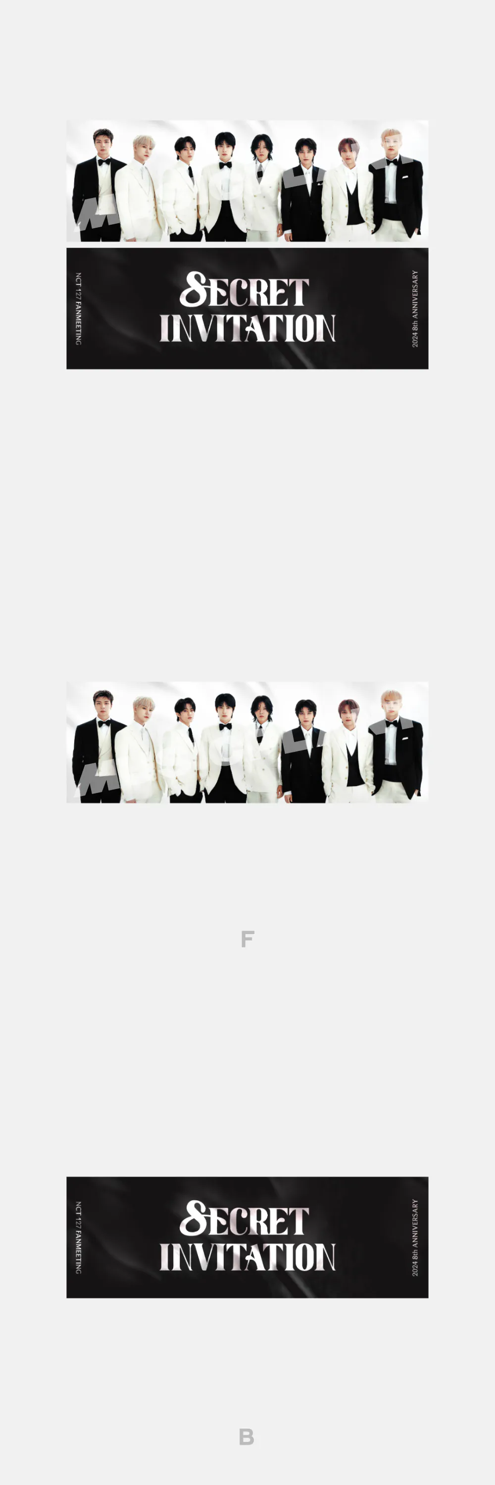 2024 NCT 127 8th ANNIVERSARY FANMEETING [8ECRET INVITATION] MD - SLOGAN 상세 이미지 2