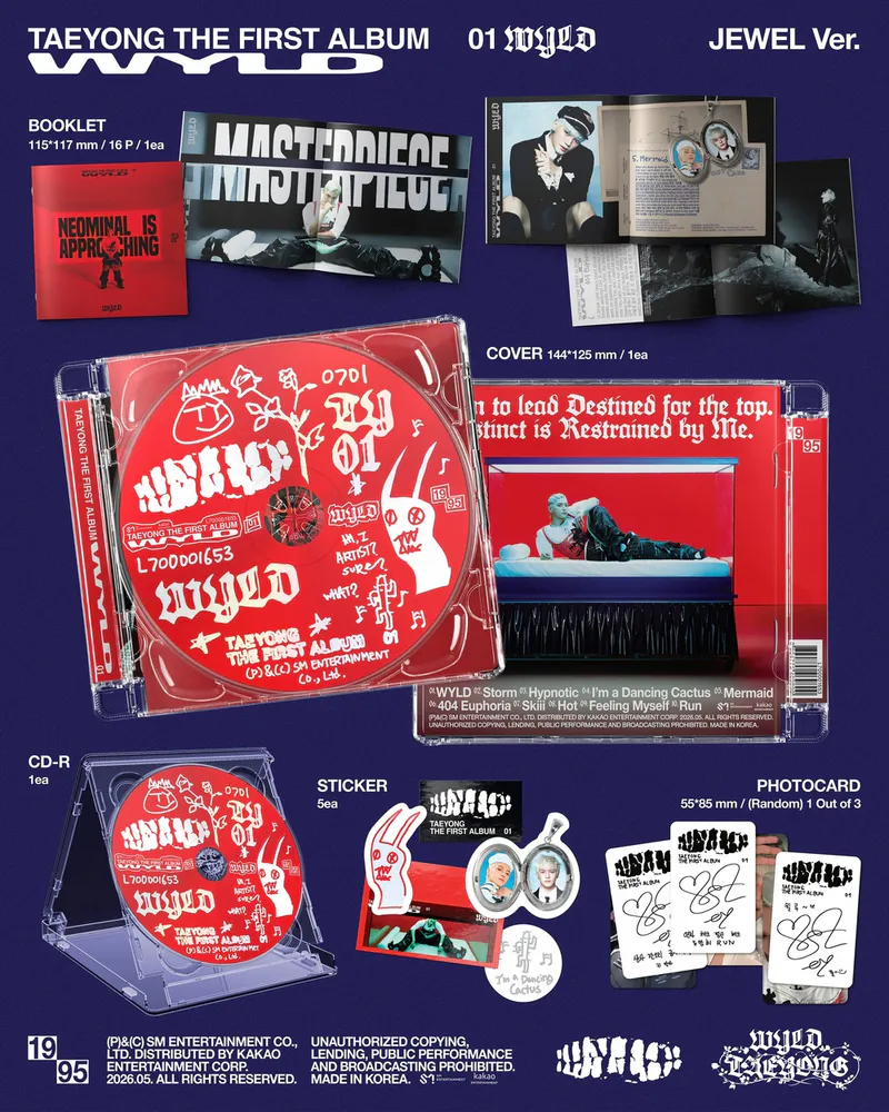 태용 - 정규 1집 [WYLD] (Jewel Case Ver.) 2
