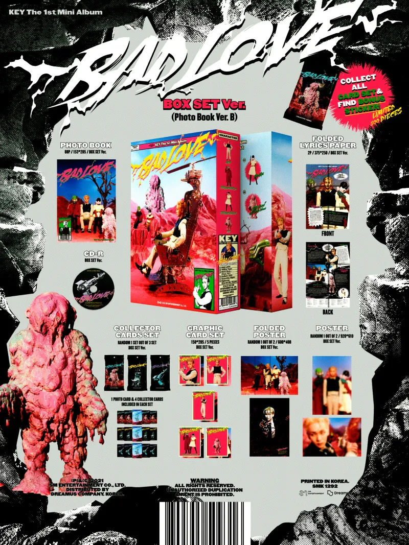 키 (KEY) - 미니1집 [BAD LOVE] (BOX SET Ver.) 2