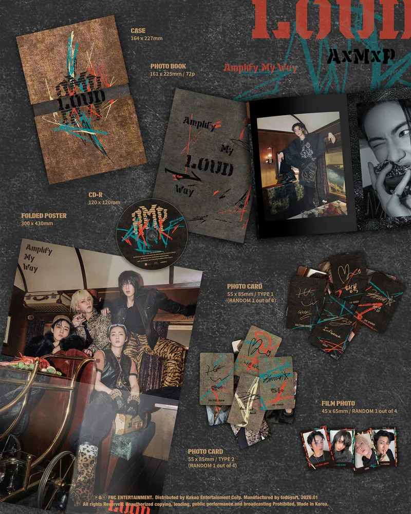AxMxP (에이엠피) - 미니 1집 [Amplify My Way] (LOUD ver.) (CD) 2