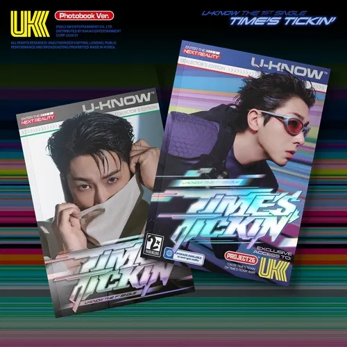 [랜덤] 유노윤호 - 싱글 1집 [Time’s Tickin’] (Photobook Ver.)