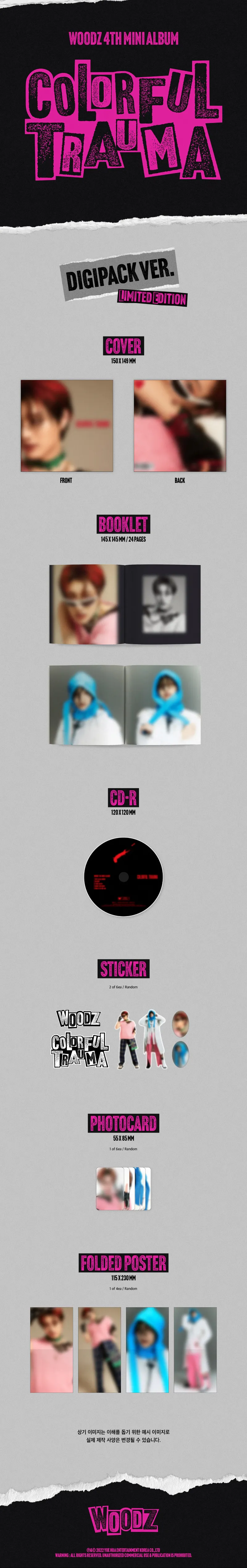 WOODZ (조승연) - [COLORFUL TRAUMA] (Digipack ver.) (Limited Edition) 2