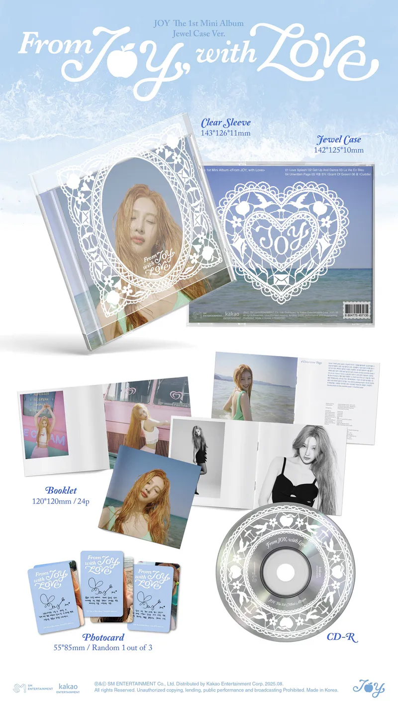 조이 - 미니 1집 [From JOY, with Love] (Jewel Case Ver.) 2