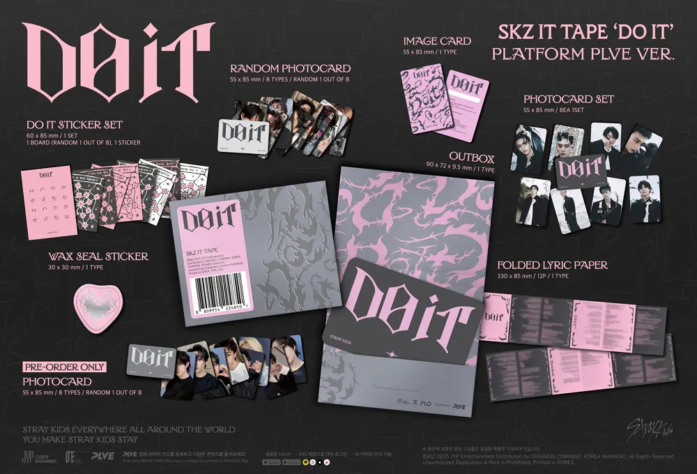 Stray Kids (스트레이 키즈) - SKZ IT TAPE [DO IT] (PLATFORM PLVE VER.) 상세 이미지 2