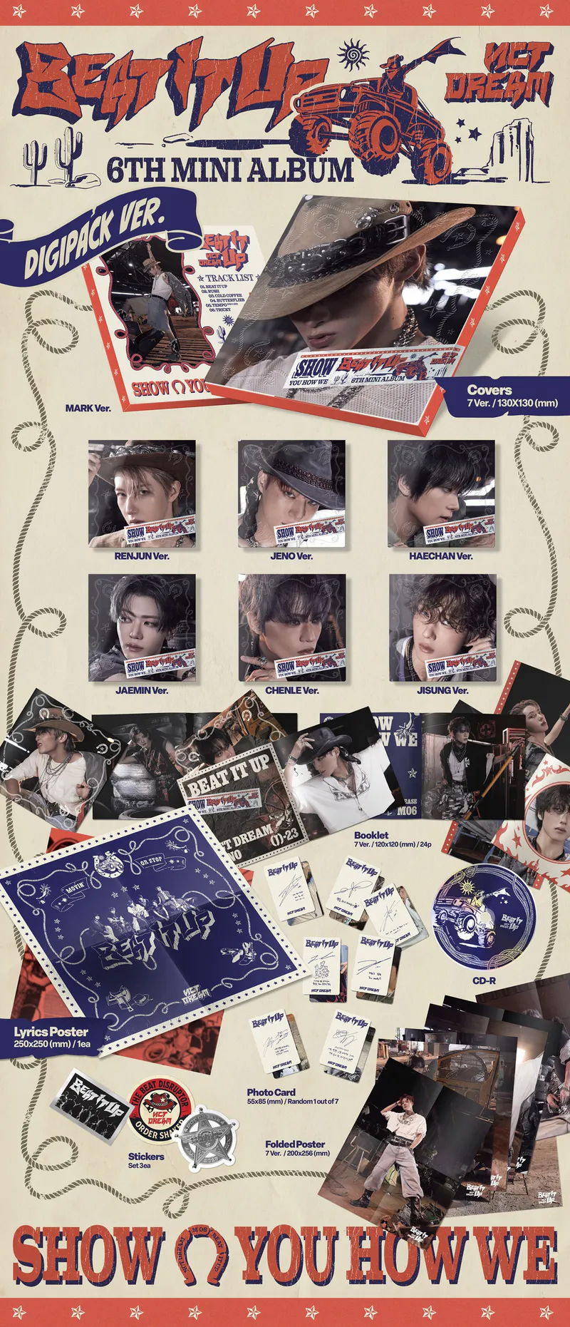 [랜덤] NCT DREAM (엔시티 드림) - [Beat It Up] (Digipack Ver.) 2