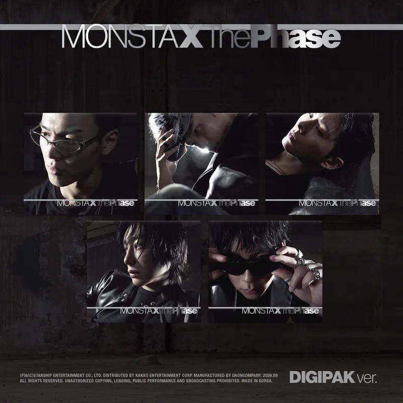 [랜덤] 몬스타엑스 - MONSTA X EP [The Phase] DIGIPAK ver. (5종)