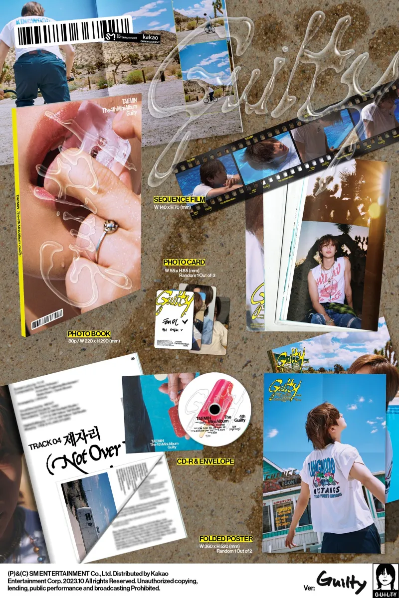 [랜덤] 태민 (TAEMIN) - 미니 4집 [Guilty] (Photo book Ver.) 상세 이미지 2