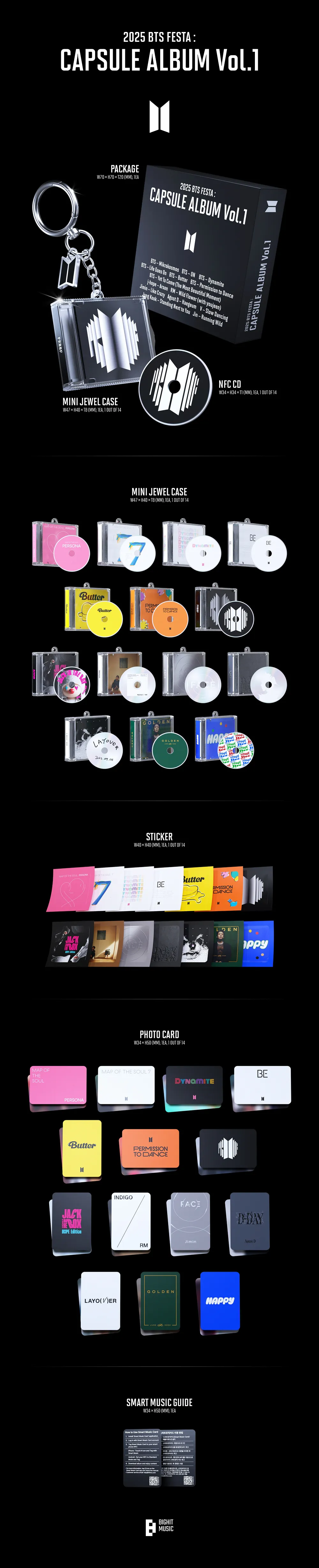 BTS (방탄소년단) - [2025 BTS FESTA : CAPSULE ALBUM Vol.1] 상세 이미지 2