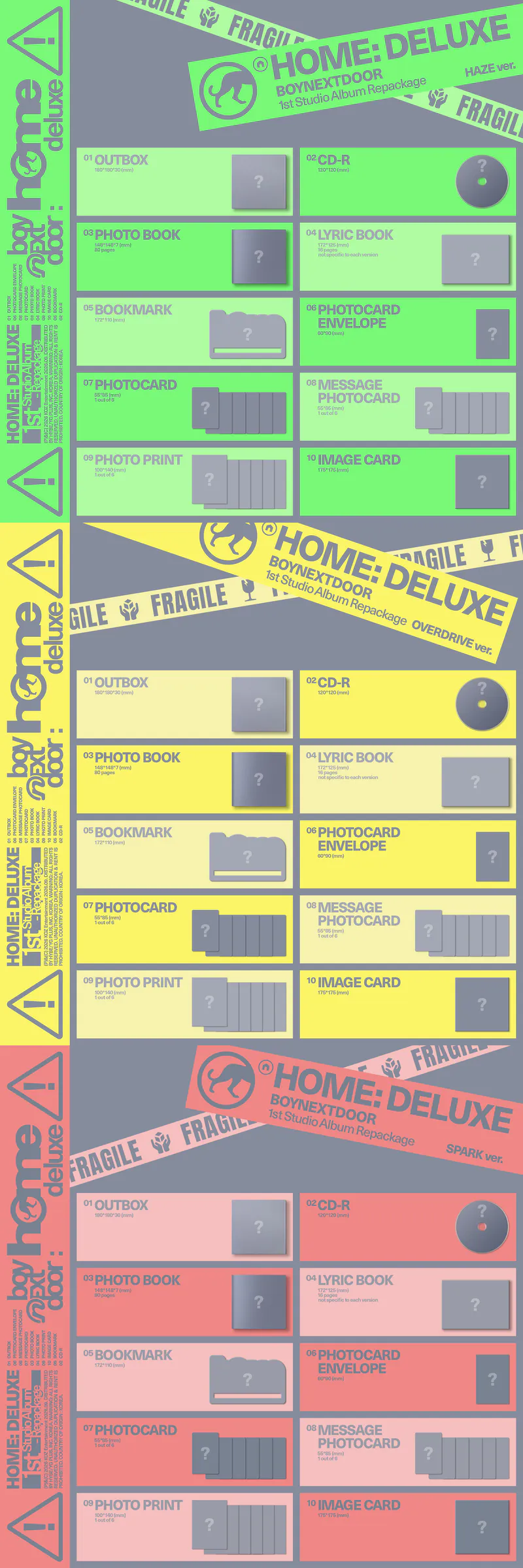 BOYNEXTDOOR - [세트] 1st Studio Album Repackage [HOME: DELUXE] 2
