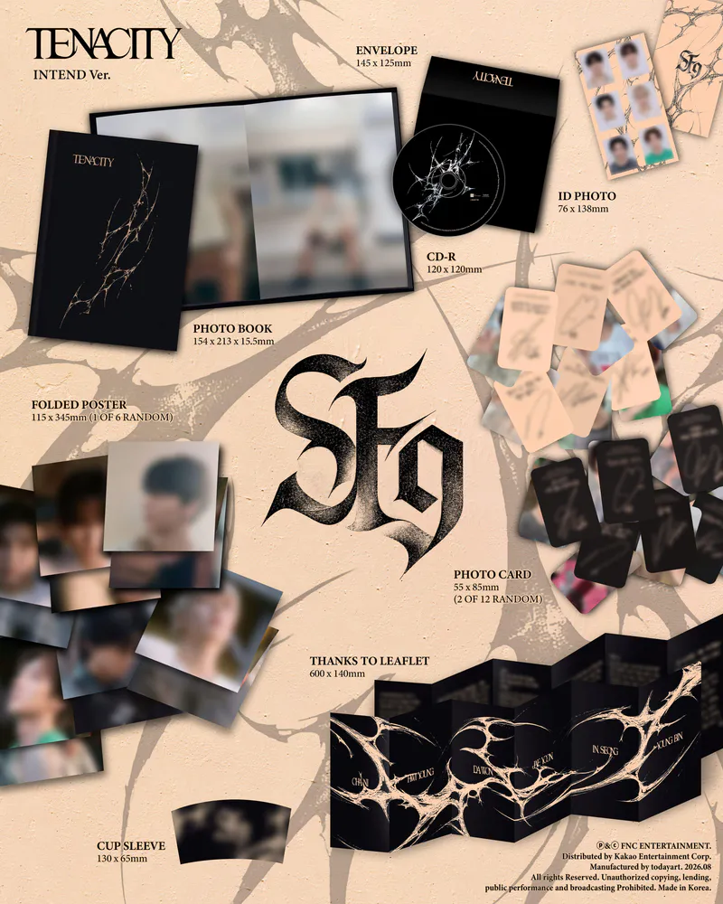 SF9 - 정규 2집 [TENACITY] (INTEND Ver.) 2