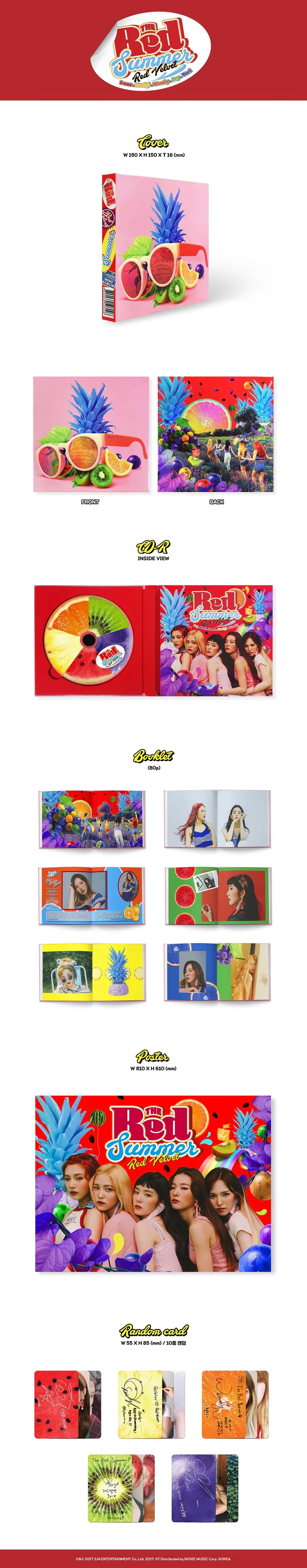 레드벨벳 (Red Velvet) - 여름 미니 [The Red Summer] 상세 이미지 2