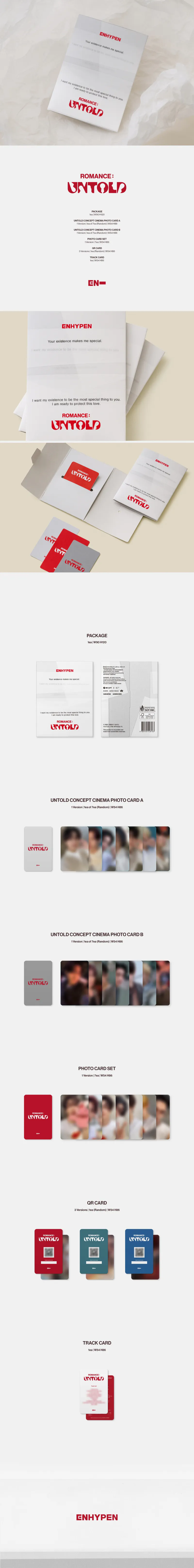ENHYPEN (엔하이픈) - [ROMANCE : UNTOLD] (Weverse Albums ver.) 2