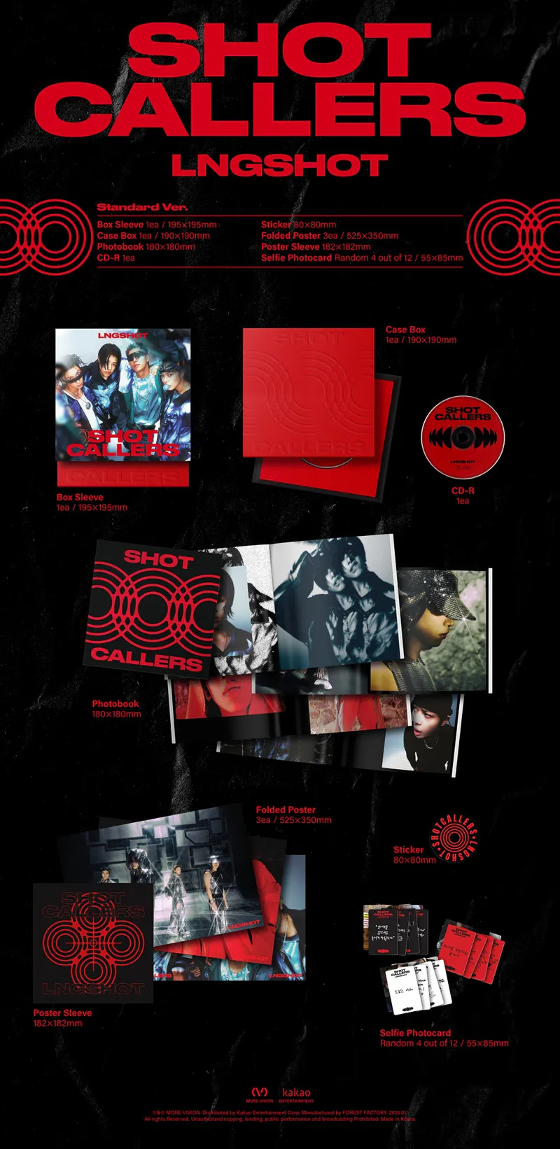 LNGSHOT(롱샷) - EP [SHOT CALLERS](Standard Ver.) 2