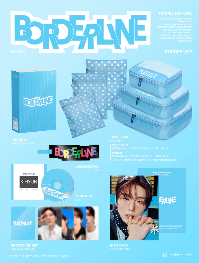 기현 - KIHYUN EP [BORDERLINE] (TRAVEL KIT VER.) 2
