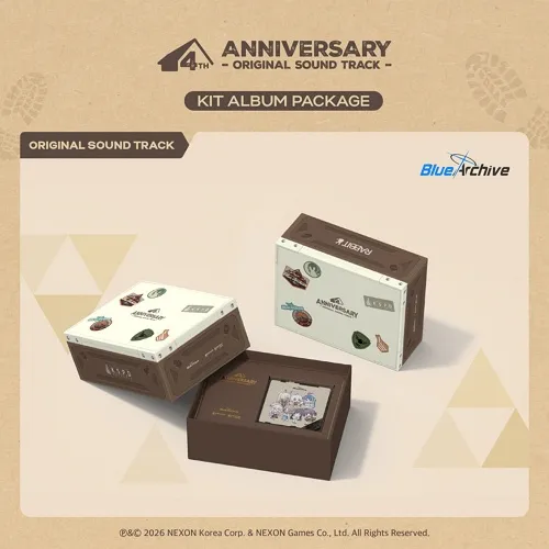[세트] 블루 아카이브 4주년 기념OST KIT 앨범 패키지